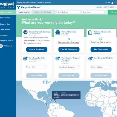 Tropical Shipping Online Tools - CARGO AT A GLANCE Copy 12